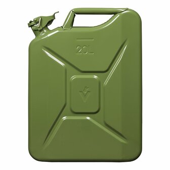 Tanica 20L verde metallo omologata UN-TuV GS