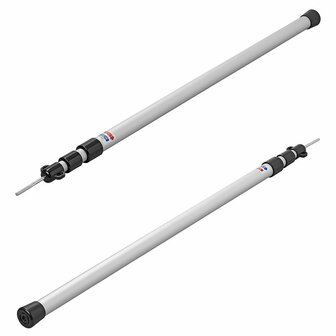Palo per tenda telescopico 3 pezzi 93-230cm - set da 2 pezzi