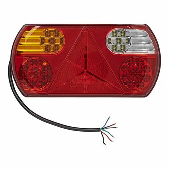 Fanale posteriore 6 funzioni 296x142mm 32LED sinistro