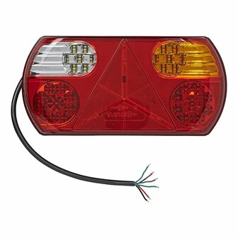 Fanale posteriore 6 funzioni 296x142mm 32LED destro