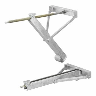 Supporto angolare per roulotte 450 kg 615 x 278 mm H:507 mm
