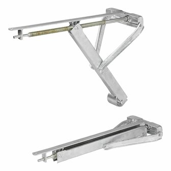 Supporto angolare per roulotte 700kg 605x260mm H:500mm