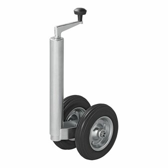 Doppia ruota anteriore da 48 mm con pneumatici PU pieni 200 x 50 mm