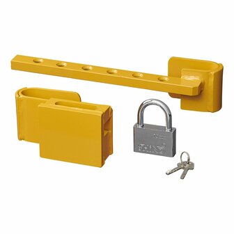 Blocco regolabile per rimorchi e container per impieghi gravosi