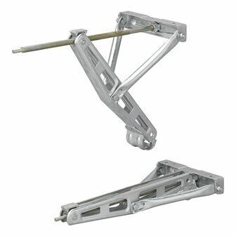 Supporto angolare per roulotte 1500 kg 619 x 280 mm H: 498 mm