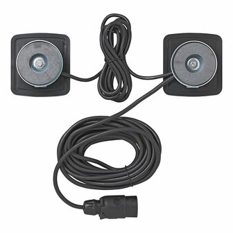 Set luci rimorchio LED con magneti cavo 7 5+2 5M