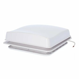 Botola sul tetto 280 x 280 mm senza ventilazione permanente bianca con ventola
