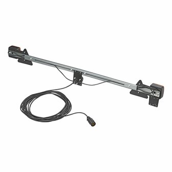 Barra luminosa in metallo 140-200cm estensibile + cavo 12M