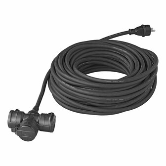 Multipresa Schuko 3 vie 25 m 3x 2,5 mm&sup2;