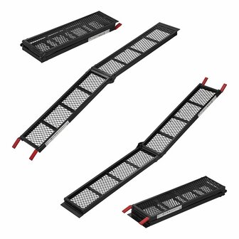 Rampa in acciaio pieghevole  203x28cm  340kg al pezzo