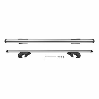 Portapacchi da tetto 120cm alluminio 90kg