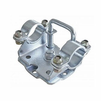 Morsetto ruota anteriore inclinabile dia 48 mm 300 kg
