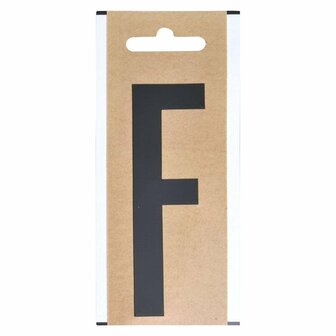 Etichetta lettera F10cm