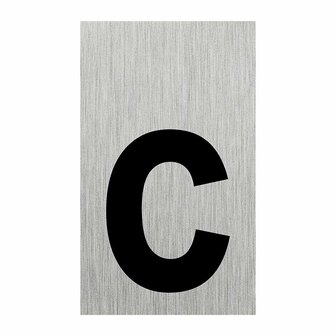 Cartello porta in alluminio c100x60mm