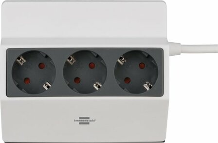 Multipresa agganciabile 3 grigio 3m h05vv-f 3g1,5 bianco antracite