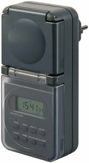 Timer settimanale digitale IP44 - In espositore di cartone a colori