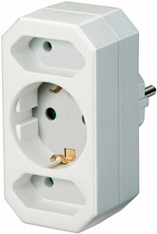Spina adattatore Euro 2 + contatto di terra 1
