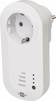 Presa di corrente WiFi con trasmettitore a 433MHz WA 3600 LRF01 433
