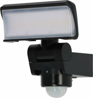 Faretto LED WS 2050 SP con rilevatore di movimento, 1680lm, IP44, nero
