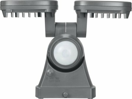 Riflettore LED a batteria LUFOS 420&nbsp;con rilevatore di movimento a infrarossi IP44 2x240lm