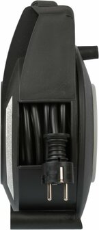 scatola per cavi 4 prese, nero grigio chiaro 15m H05VV-F 3G1,5