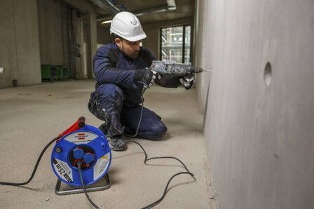 Garant IP44 carrete de cable para la construcci&oacute;n de la industria 25m H07RN-F 3G2,5