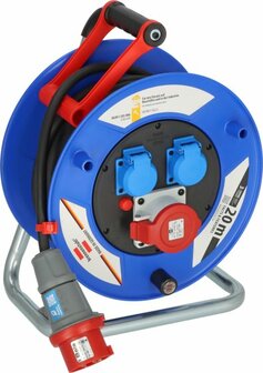 Garant CEE 1 IP44 tamburo per cavi per l&#039;industria   per i cantieri 20m H07RN-F 5G2,5