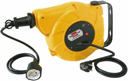 Tamburo automatico avvolgicavo IP20 9+2m H05VV-F 3G1,5