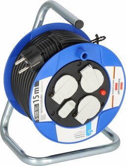 Avvolgicavo e USB 15m H05VV-F 3G1,5