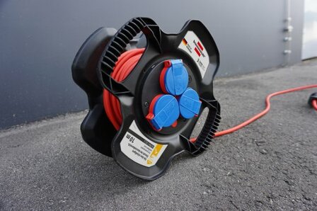 Avvolgitore in gomma per cavi X-Gum IP44&nbsp;10m H07RN-F 3G1,5