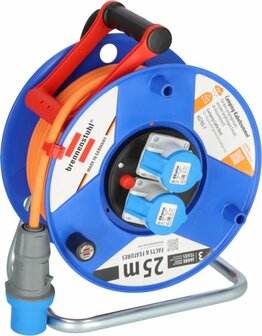 Garant CEE 2 IP44 tamburo per cavi per l&#039;industria   per i cantieri  camping 25m H07RN-F 3G2,5