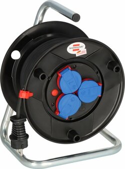 Tamburo avvolgicavo AK 240 IP44 nero 20m H05RR-F 3G1,5