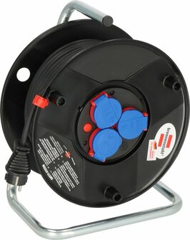 Tamburo per cavi AK 290 nero 40m H05RR-F 3G1,5 in confezione singola