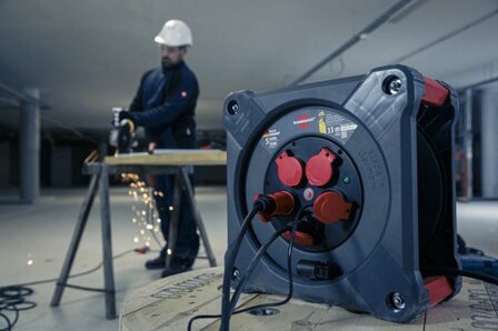 Professional Avvolgicavo da cantiere KA 3200 5 IP44, 33 m H07RN-F 3G2.5