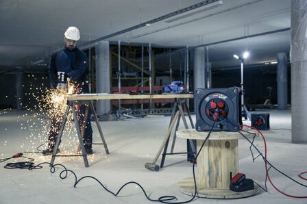 Professional Avvolgicavo da cantiere KA 3210 5 IP44, 33 m H07BQ-F 3G2.5