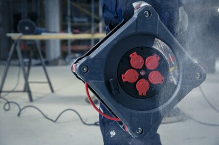 Professional Avvolgicavo da cantiere KA 5110 5 IP44, 50m H07BQ-F 3G1.5