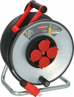Professional SteelCore Avvolgicavo SC 2100 IP44, 25 m H07RN-F 3G1,5