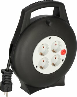 Scatola per cavi VL2-X 4 vie 10 m H05VV-F3G1,5 nero grigio chiaro