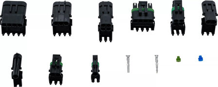 Assortimento connettori impermeabili 232 pz