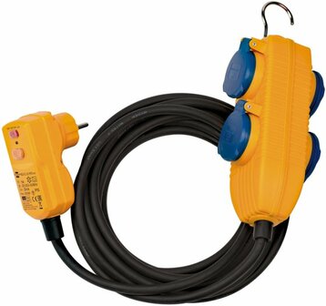 Dispositivo di protezione FI IP54 con Powerblock 5m H07RN-F3G1,5