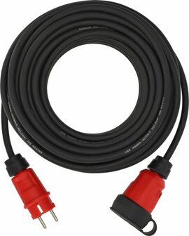 Cavo di prolunga VN 2100 IP44, 25m nero H07RN-F 3G1.5
