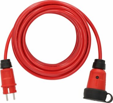 Cavo di prolunga VQ 1100 IP44, 10 m rosso H07BQ-F 3G1,5