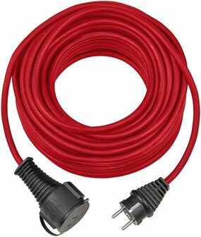 Cavo di prolunga in gomma di qualita IP44 25m rosso H05RR-F 3G1.5