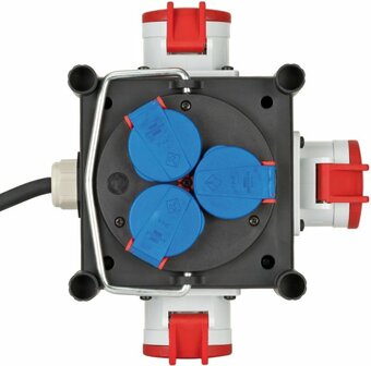 Distributore compattoBSV 3 LS E 16 2 IP44 1m H07RN-F 5G1. 5 3xCEE400V + 3x230V