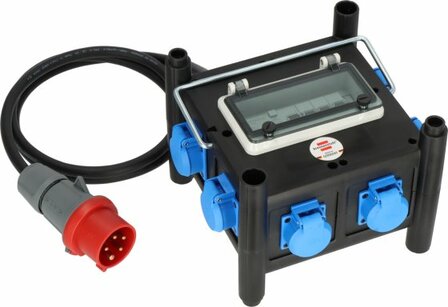 Distributore di potenza compatto in gomma BSV 3 FI 16-7 IP44 2m H07RN-F5G2.5