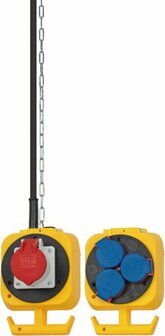 Distributore di corrente CEE a sospensione IP44 5m H07RN-F 5G1.5