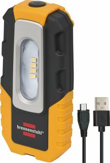 Lampada portatile ricaricabile a 4 LED HL DA 40 MH 200lm