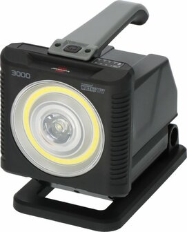 Professional Multi Battery LED Lampada portatile HL 3000, 1140 + 2160lm, IP54