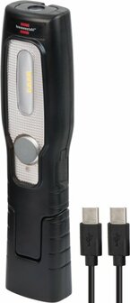 Lampada portatile a batteria ricaricabile a LED HL 201 A 250+70lm