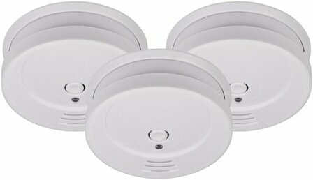 Allarme fumo SET, 3x RM C 9010 con batteria sostituibile